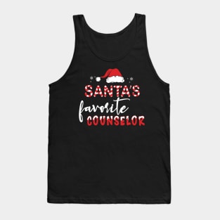 Santa's Favorite Counselor Tank Top